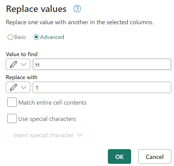 Fig. 5 - Replace Values. Image by author.