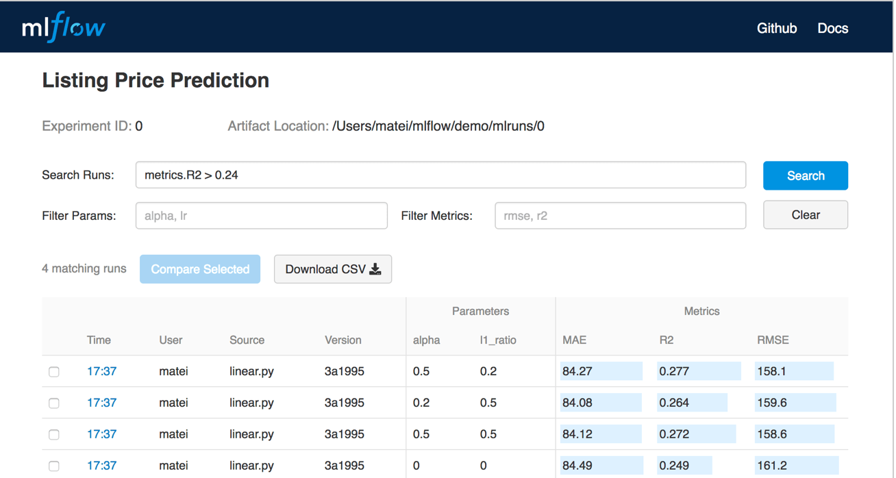 An example from the DataBricks website