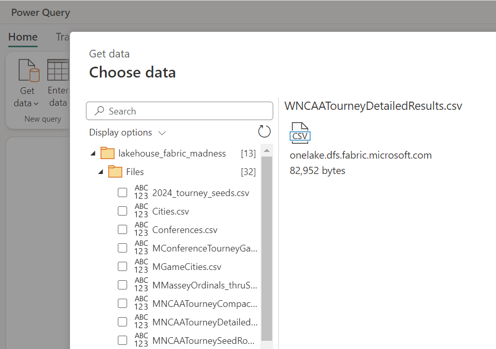 Fig. 3 - Select the csv file. Image by author.