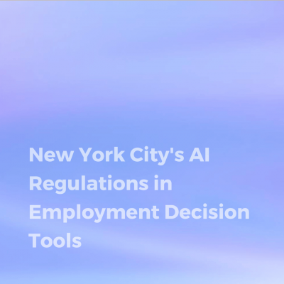 AI Regulation NY AEDT