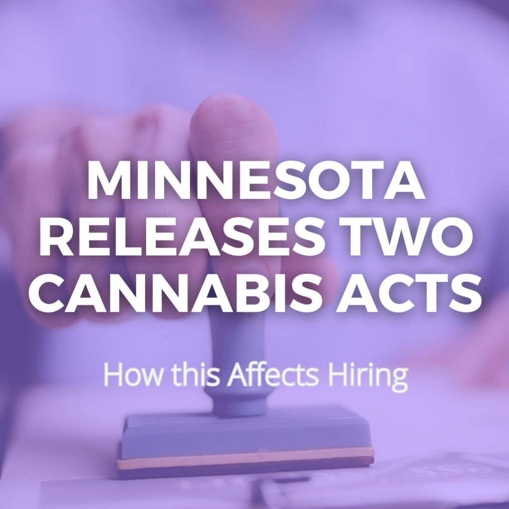 Minnesota Releases Marijuana Acts