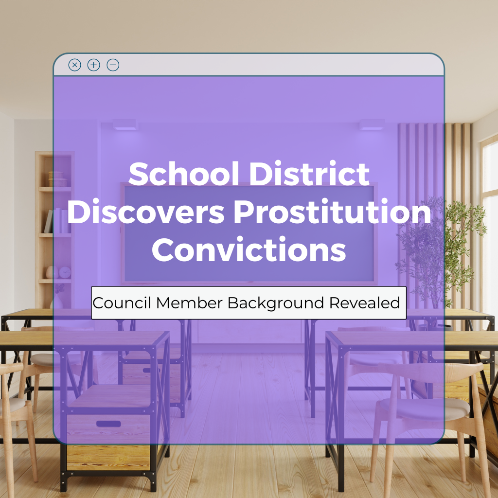 School discovers council member's prostitution conviction records