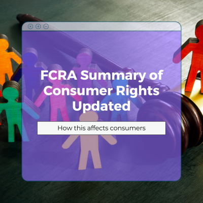 FCRA Summary of Consumer Rights Updated