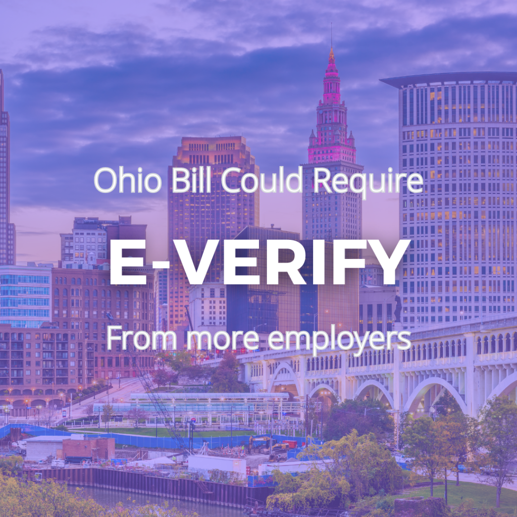 Ohio May Require E-Verify