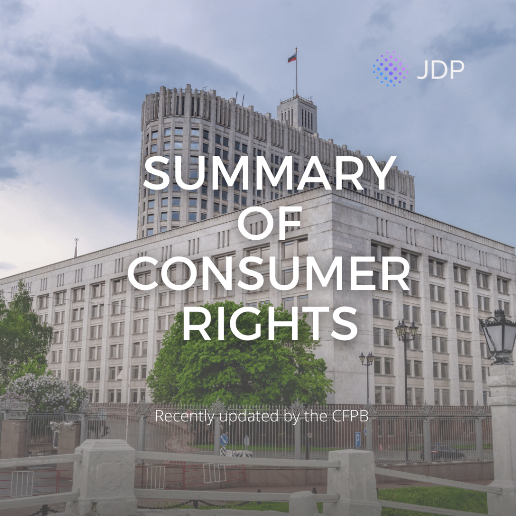 CFPB Updates Summary of Consumer Rights